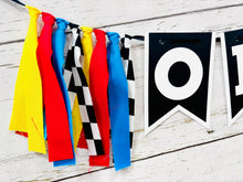 Load image into Gallery viewer, If you ain't first, you're last inspired custom phrase racing banner
