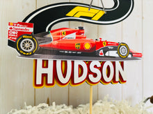 Load image into Gallery viewer, ferrari formula 1 racing cake topper
