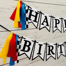 Load image into Gallery viewer, If You Ain&#39;t First, You&#39;re Last happy birthday banner
