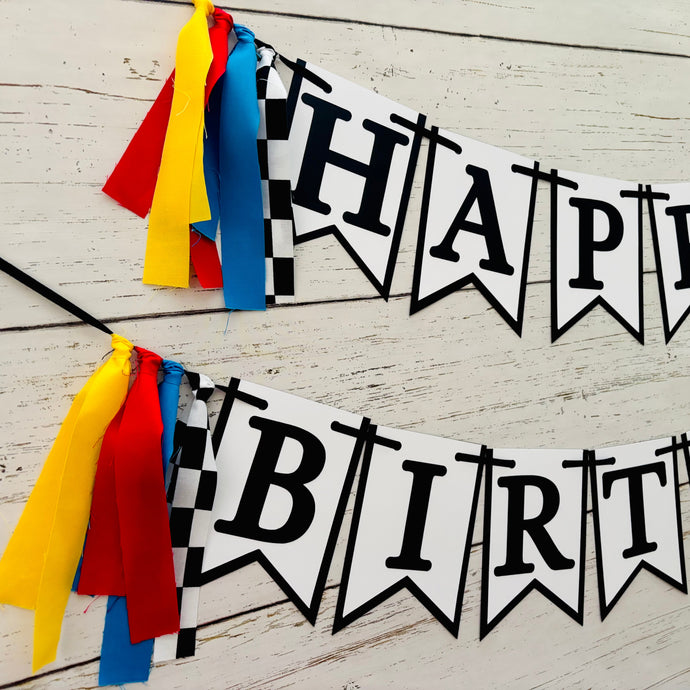 If You Ain't First, You're Last happy birthday banner