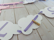 Load image into Gallery viewer, pink and purple time flies photo banner
