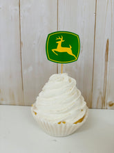Load image into Gallery viewer, tractor cupcake toppers
