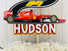 Load image into Gallery viewer, ferrari formula 1 racing cake topper
