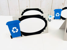 Load image into Gallery viewer, trash truck birthday party food tents
