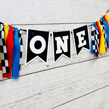 Load image into Gallery viewer, If you ain't first, you're last inspired custom phrase racing banner
