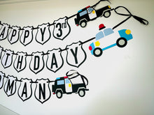 Load image into Gallery viewer, police birthday party banner
