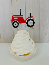 Load image into Gallery viewer, tractor cupcake toppers
