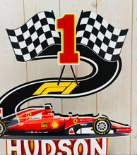 Load image into Gallery viewer, ferrari formula 1 racing cake topper
