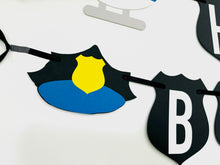 Load image into Gallery viewer, police birthday party banner
