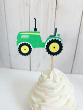 Load image into Gallery viewer, tractor cupcake toppers

