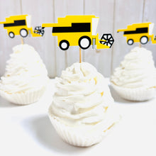 Load image into Gallery viewer, combine harvester cupcake toppers
