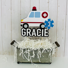 Load image into Gallery viewer, ambulance cake topper
