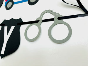 police birthday party banner