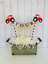 Load image into Gallery viewer, tractor cake topper
