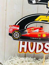 Load image into Gallery viewer, ferrari formula 1 racing cake topper
