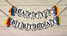 Load image into Gallery viewer, If You Ain&#39;t First, You&#39;re Last happy birthday banner
