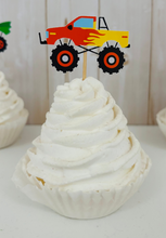 Load image into Gallery viewer, monster truck cupcake toppers
