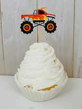 Load image into Gallery viewer, monster truck cupcake toppers
