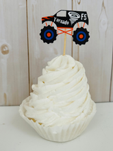 Load image into Gallery viewer, monster truck cupcake toppers
