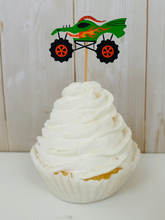 Load image into Gallery viewer, monster truck cupcake toppers
