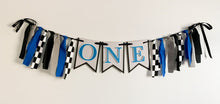 Load image into Gallery viewer, blue racing custom banner
