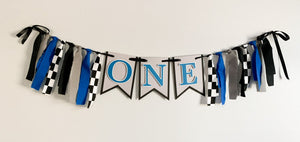 blue racing custom banner