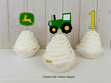 Load image into Gallery viewer, tractor cupcake toppers
