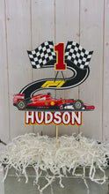 Load and play video in Gallery viewer, ferrari formula 1 racing cake topper
