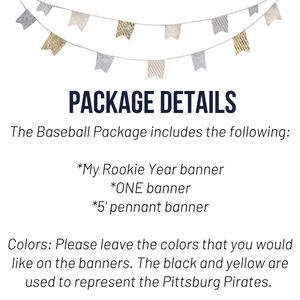 Baseball Sports Team Birthday Package