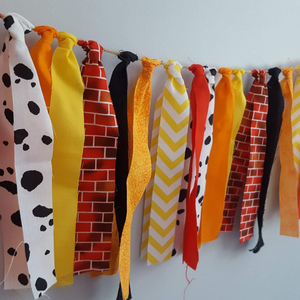Firetruck Rag Garland
