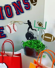 Load image into Gallery viewer, football game day decorations
