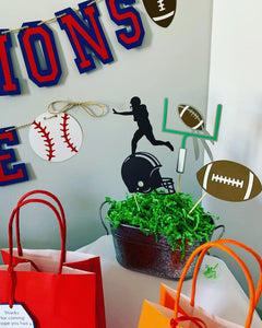 football game day decorations