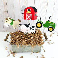 Load image into Gallery viewer, tractor barnyard birthday decorations
