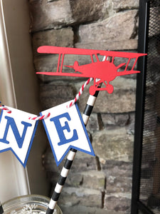 time flies cake topper