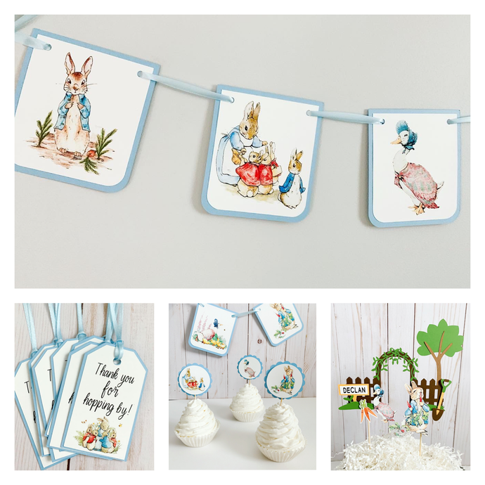 Peter Rabbit and friends baby shower