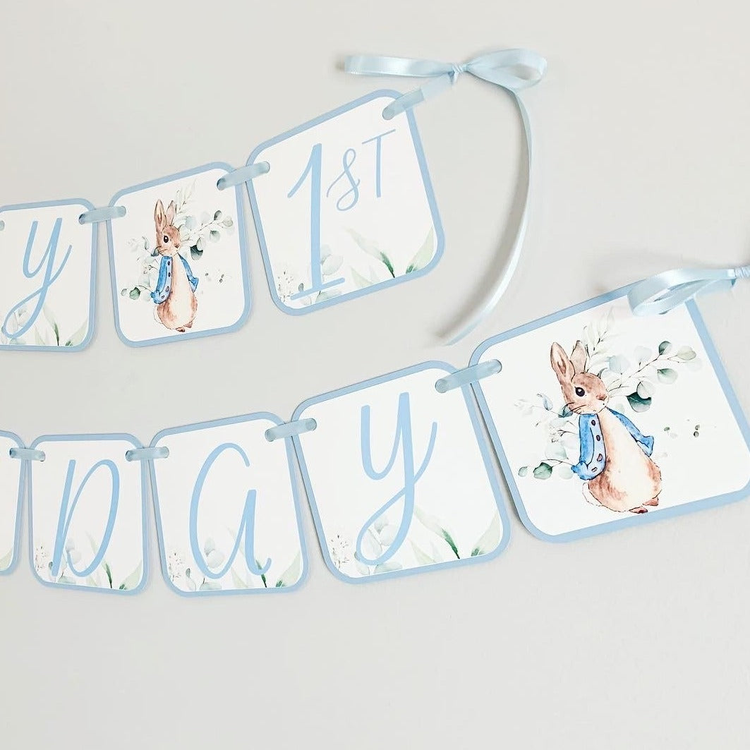 Peter Rabbit Happy Birthday Banner – Declan & Smith