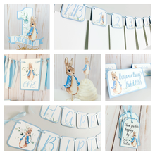 Load image into Gallery viewer, Peter Rabbit First Birthday Decorations
