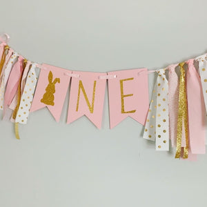 Some Bunny Is One High Chair Banner