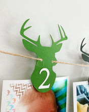 Load image into Gallery viewer, deer head birthday banner

