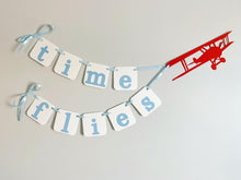 Load image into Gallery viewer, time flies first birthday decorations
