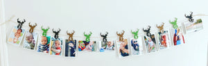 deer head birthday banner
