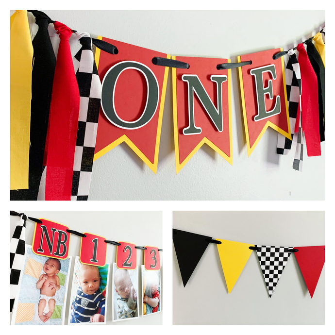 racing first birthday decorations