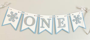 Winter ONEderland birthday decorations