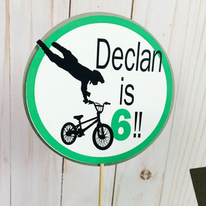 BMX birthday decorations