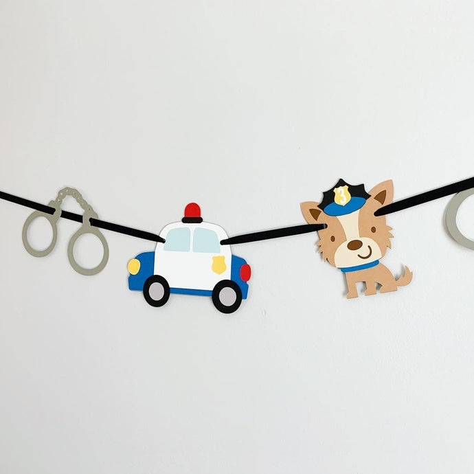 police birthday decorations