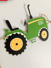 Load image into Gallery viewer, tractor barn birthday banner
