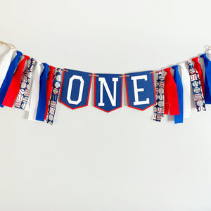 baseball high chair banner