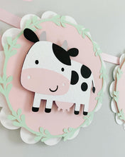 Load image into Gallery viewer, pink barnyard birthday decorations
