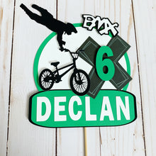 Load image into Gallery viewer, BMX birthday decorations
