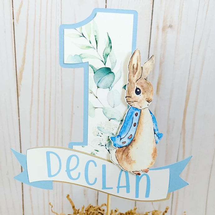 Peter Rabbit Cake Topper